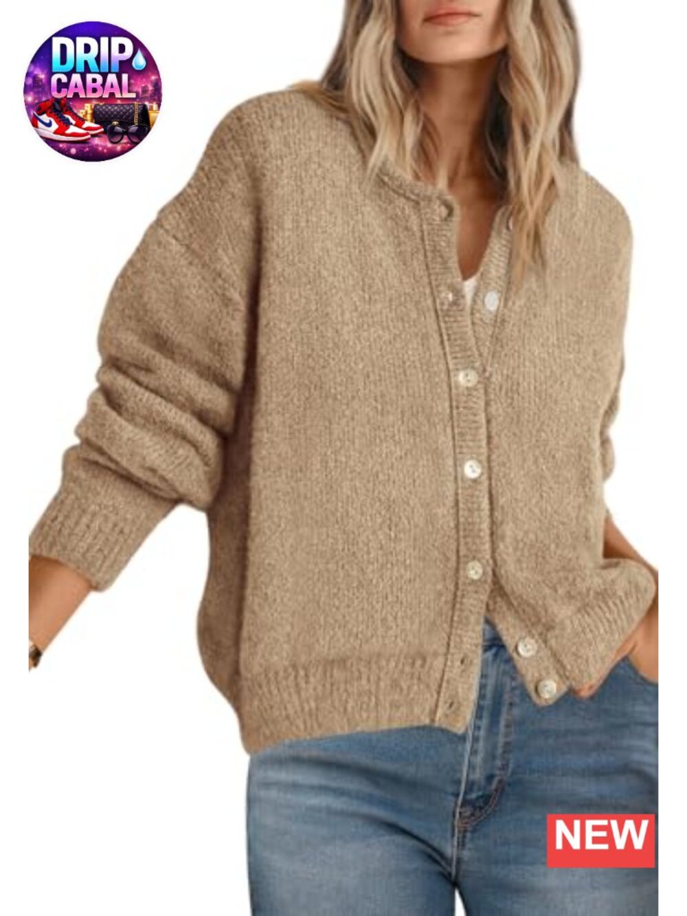 Long Sleeve Lightweight Cardigan Sweater for Women Button Down Knit